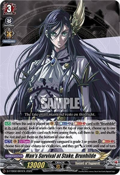 Man's Survival at Stake, Brunhilde [D Format] 