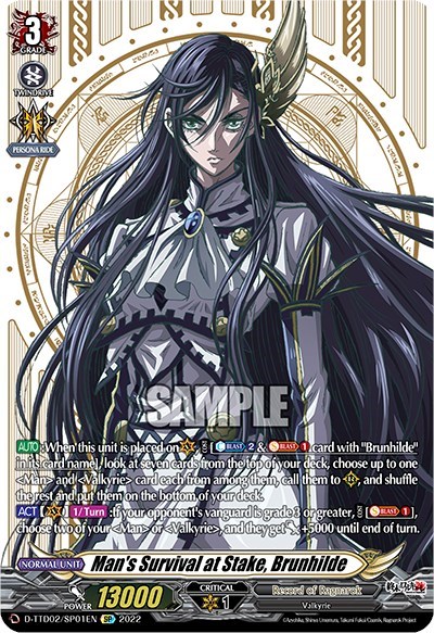 Man's Survival at Stake, Brunhilde [D Format] 