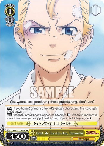 Fight Me One-On-One, Takemichi TRV/S92-TE03 TD