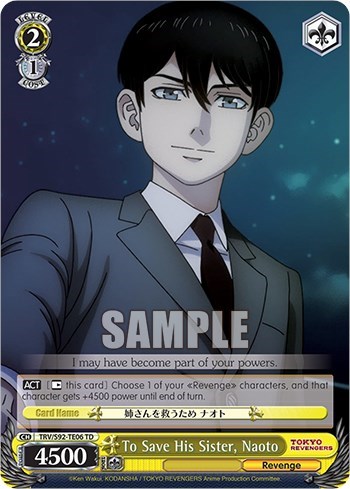 To Save His Sister, Naoto TRV/S92-TE06 TD