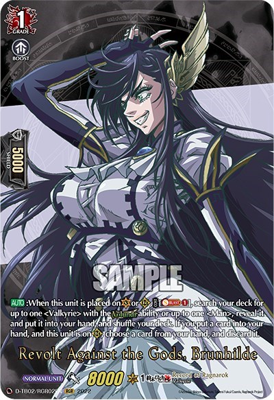 Revolt Against the Gods, Brunhilde [D Format] D-TB02/RGR02EN
