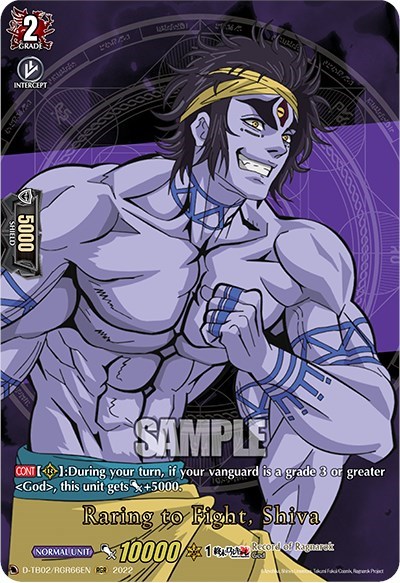 Raring to Fight, Shiva [D Format] D-TB02/RGR66EN