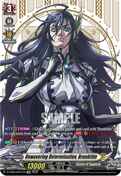 Unwavering Determination, Brunhilde [D Format] D-TB02/SP01EN