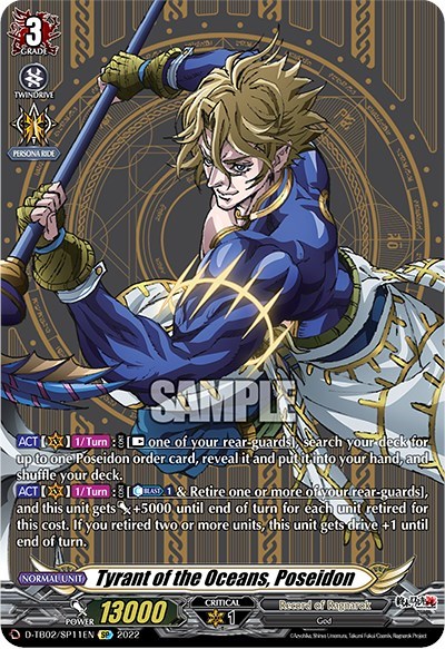Tyrant of the Oceans, Poseidon [D Format] D-TB02/SP11EN