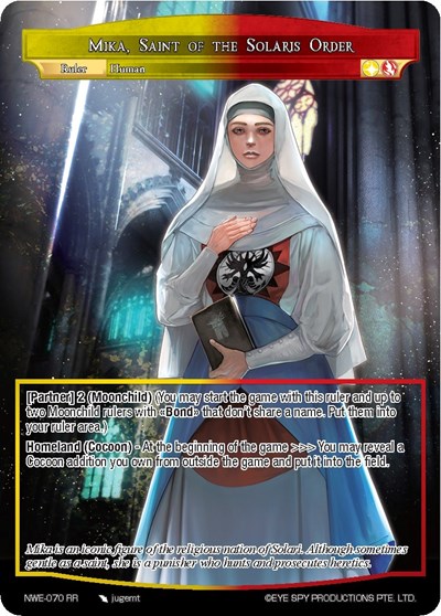 Mika, Saint of the Solaris Order NWE-070 RR