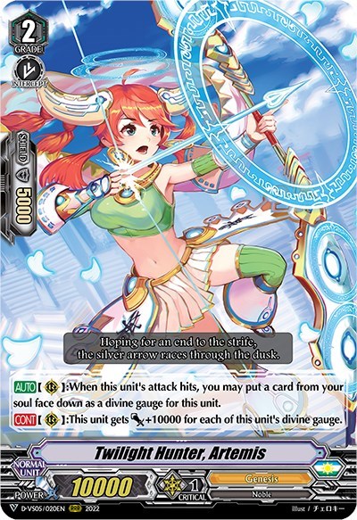 Twilight Hunter, Artemis [V Format] D-VS05/020EN