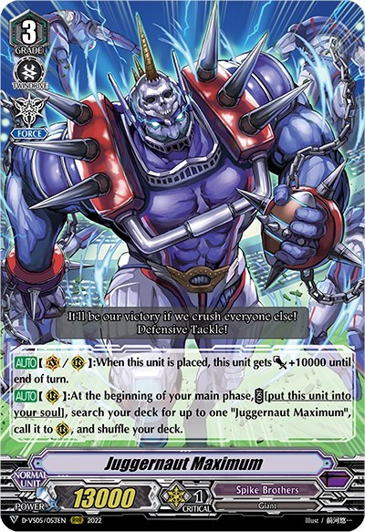 Juggernaut Maximum [V Format] D-VS05/053EN