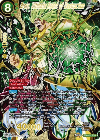 Broly, Ultimate Agent of Destruction BT6-125