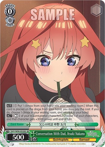 Conversation With Dad, Itsuki Nakano 5HY/W90-E028S SR