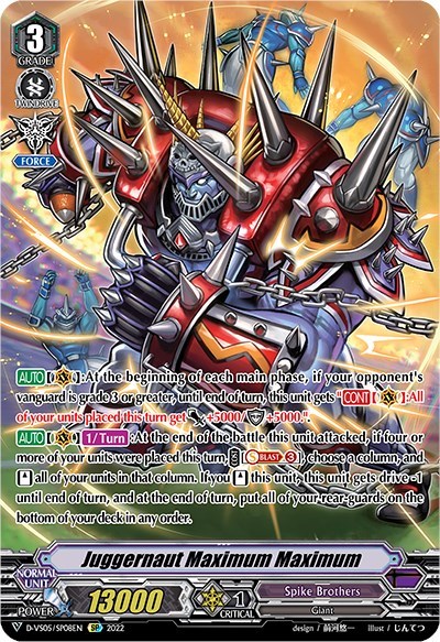 Juggernaut Maximum Maximum [V Format] D-VS05/SP08EN