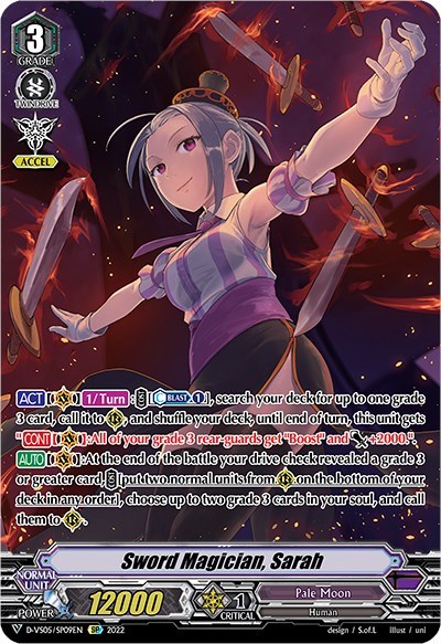 Sword Magician, Sarah [V Format] D-VS05/SP09EN