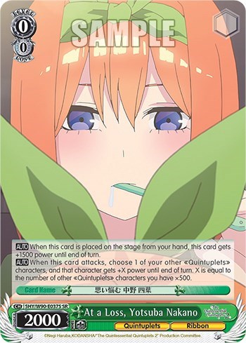 At a Loss, Yotsuba Nakano 5HY/W90-E037S SR