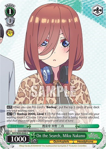 On the Search, Miku Nakano 5HY/W90-E040 C