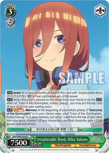 Irreplaceable Bond, Miku Nakano 5HY/W90-E042 C