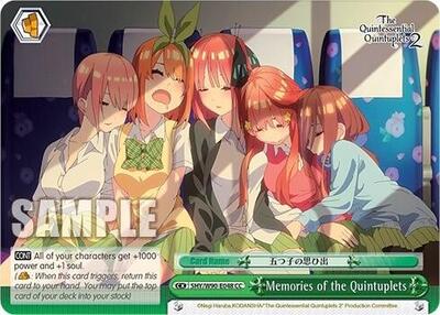 Memories of the Quintuplets 5HY/W90-E048 CC