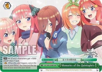 Memories of the Quintuplets 5HY/W90-E048R RRR