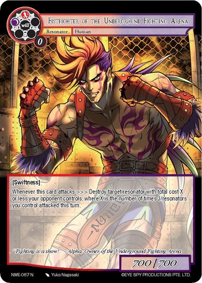 Fistfighter of the Underground Fighting Arena
