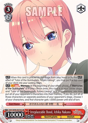 Irreplaceable Bond, Ichika Nakano 5HY/W90-E074S SR