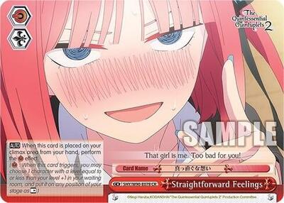 Straightforward Feelings 5HY/W90-E078 CR