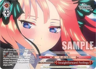 Straightforward Feelings 5HY/W90-E078OFR OFR