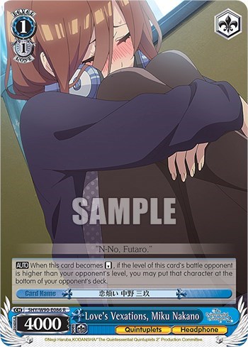 Love's Vexations, Miku Nakano 5HY/W90-E086 R