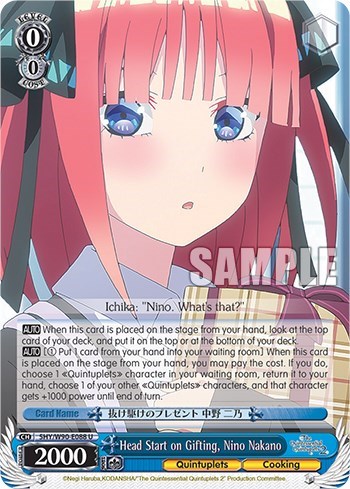 Head Start on Gifting, Nino Nakano 5HY/W90-E088 U