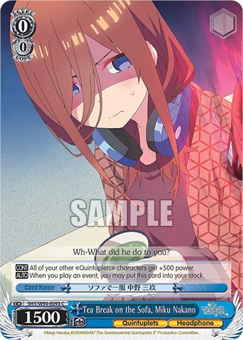Tea Break on the Sofa, Miku Nakano 5HY/W90-E093 C
