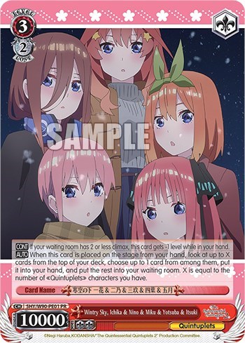 Wintry Sky, Ichika & Nino & Miku & Yotsuba & Itsuki 5HY/W90-PE01 PR