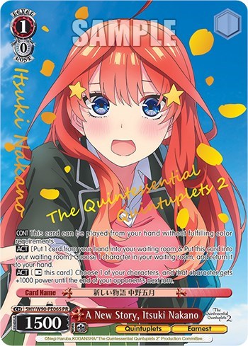A New Story, Itsuki Nakano 5HY/W90-PE06S PR