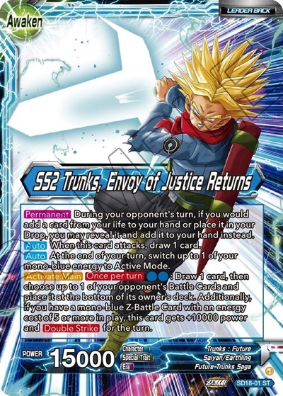 Trunks // SS2 Trunks, Envoy of Justice Returns SD18-01