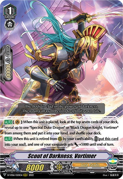 Scout of Darkness, Vortimer [V Format] D-VS06/020EN