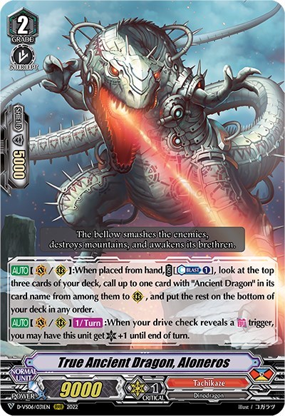 True Ancient Dragon, Aloneros [V Format] D-VS06/031EN