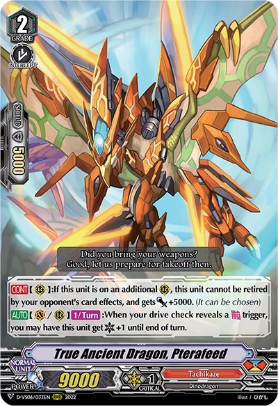 True Ancient Dragon, Pterafeed [V Format] D-VS06/033EN
