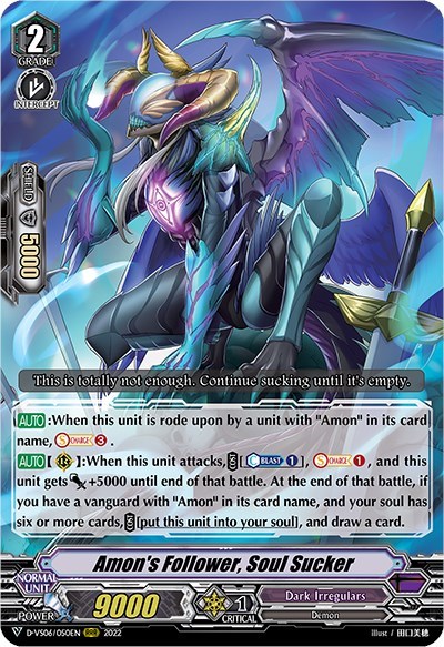 Amon's Follower, Soul Sucker [V Format] D-VS06/050EN