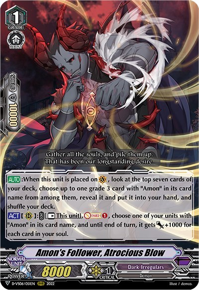 Amon's Follower, Atrocious Blow [V Format] D-VS06/051EN