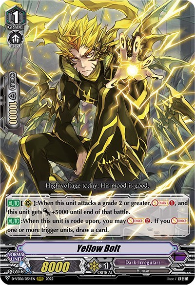 Yellow Bolt [V Format] D-VS06/054EN