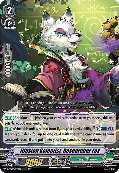 Illusion Scientist, Researcher Fox [V Format] D-VS06/071EN