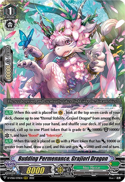 Budding Permenance, Grajiorl Dragon [V Format] D-VS06/078EN