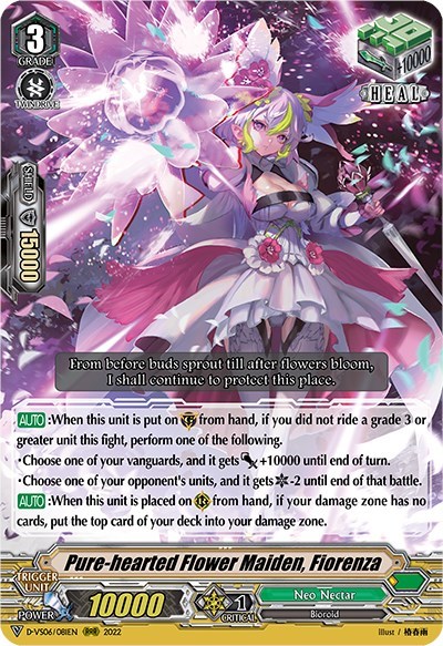 Pure-hearted Flower Maiden, Fiorenza [V Format] D-VS06/081EN
