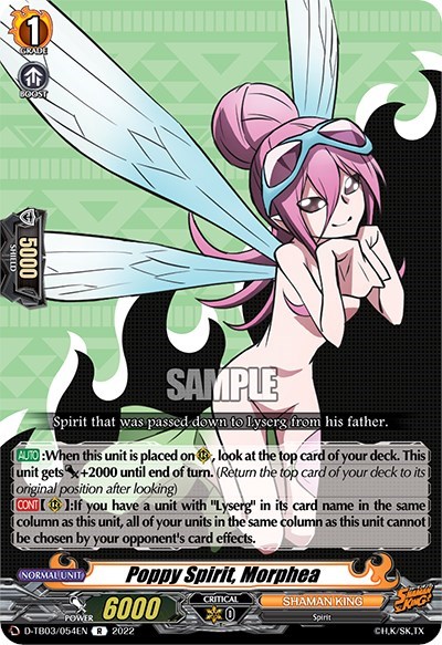 Poppy Spirit, Morphea [D Format] D-TB03/054EN