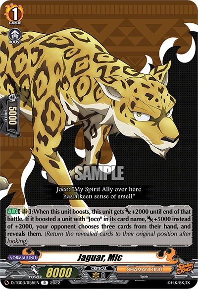 Jaguar, Mic [D Format] D-TB03/055EN