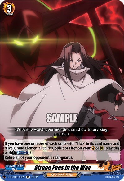 Strong Foes in the Way [D Format] D-TB03/078EN