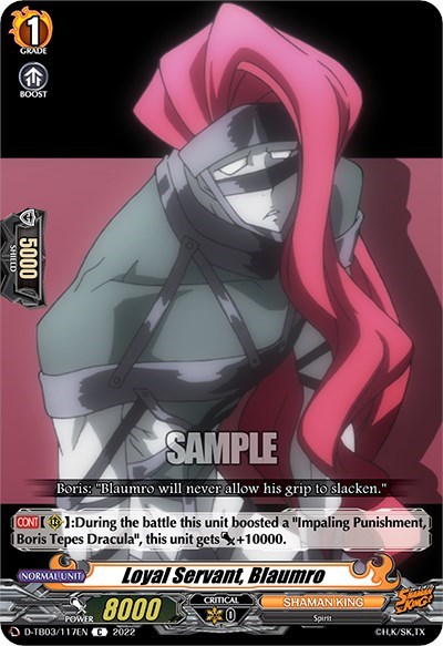 Loyal Servant, Blaumro [D Format] D-TB03/117EN