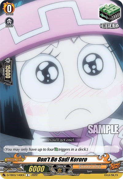 Don't Be Sad! Kororo [D Format] D-TB03/140EN
