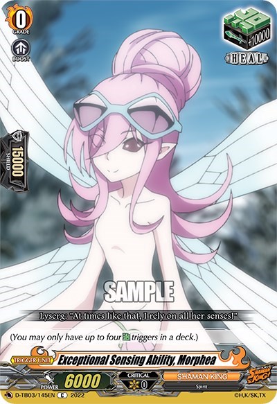 Exceptional Sensing Ability, Morphea [D Format] D-TB03/145EN