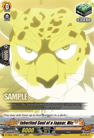 Inherited Soul of a Jaguar, Mic [D Format] D-TB03/148EN