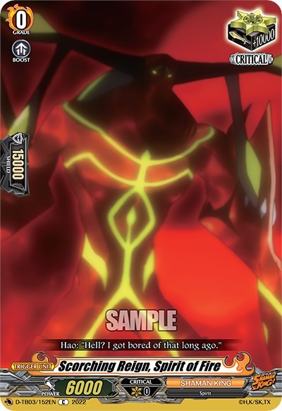 Scorching Reign, Spirit of Fire [D Format] D-TB03/152EN