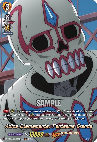 Adios Eternamente, Fantasma Grande [D Format] D-TB03/SKR112EN