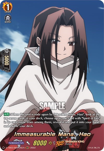 Immeasurable Mana, Hao [D Format] D-TB03/SKR126EN