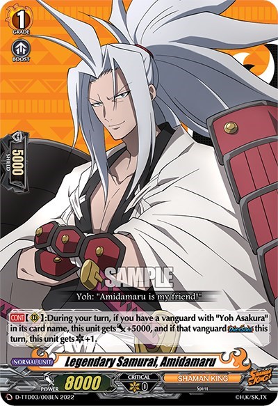 Legendary Samurai, Amidamaru [D Format] D-TTD03/008EN